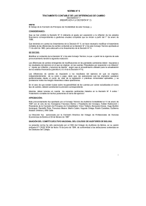 Norma N&deg; 6: Tratamiento Contable de las Diferencias de Cambio