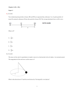 IB Physics Chapter 6 Exam: Circular Motion & Gravitation SL+HL