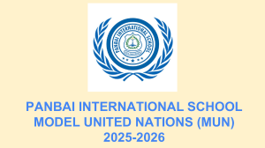 Panbai International School MUN 2025-26 UNODC Committee Guide