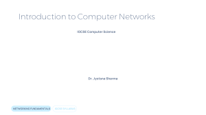 Introduction to Computer Networks | IGCSE Computer Science