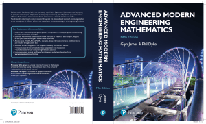 Advanced Modern Engineering Mathematics, 5th Edition &ndash; James & Dyke