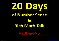 20 Days of Number Sense & Rich Math Talk - Estimation Clipboards