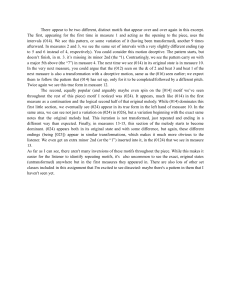 Analysis of (014) and (024) Motifs in Post-Tonal Music Excerpt