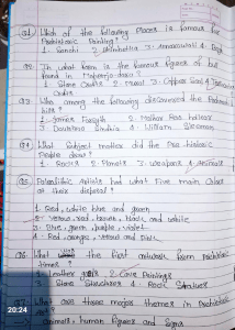 Prehistoric Art & Indus Valley Civilization MCQ Study Notes