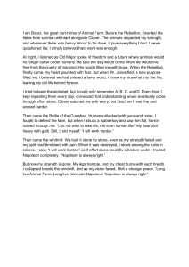 Boxer's Monologue from Animal Farm by George Orwell