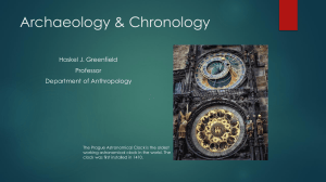 Archaeology & Chronology: Dating Methods in Archaeology Lecture