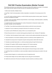 FAC1501 Practice Exam: Introductory Financial Accounting Questions