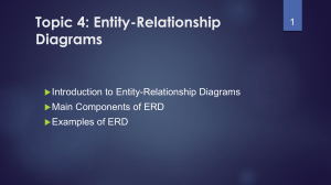 Entity-Relationship Diagrams: ERD Components, Cardinality, Examples