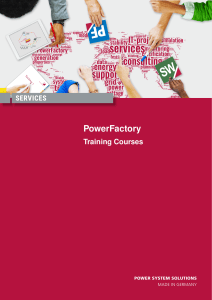 DIgSILENT PowerFactory Training Courses Catalog 2026 &ndash; Power Systems