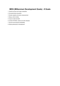MDG & SDG List: UN Millennium and Sustainable Development Goals