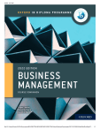 Oxford IB Diploma Programme Business Management Course Companion 2022