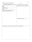 Work Data Sheet Example AP English Literature Major Works Data Sheet Template