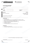 Cambridge IGCSE Biology 0610/42 Paper 4 Theory (Extended) 2026