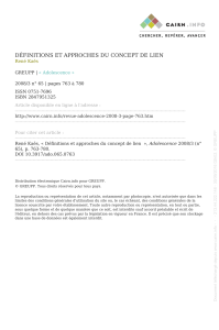 Le concept de lien en psychanalyse &ndash; Ren&eacute; Ka&euml;s, Adolescence
