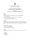 EPPA 2813 Accounting Tutorial 1: Cost Concepts and Estimation