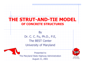 The Strut-and-Tie Model of Concrete Structures &ndash; STM Design Lecture