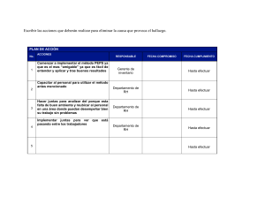 Plan de Acci&oacute;n: M&eacute;todo PEPS y Acciones Correctivas de Auditor&iacute;a