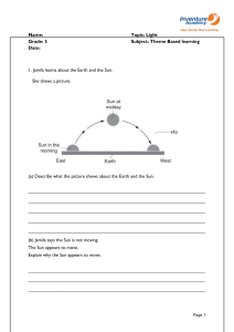 Grade 5 Light Worksheet - Physics Questions on Reflection & Lenses