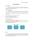 Computer Data: Data, Information, Processing Cycle & Transmission