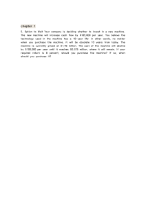 Option to Wait: Investment Timing Problem in Corporate Finance