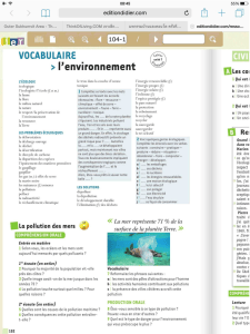 Vocabul&aacute;rio do Meio Ambiente em Franc&ecirc;s (FLE) &ndash; Unidade 7 Didier