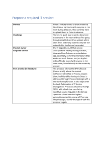 Propose a Required IT Service: Cross-Platform File Sharing for Ortus