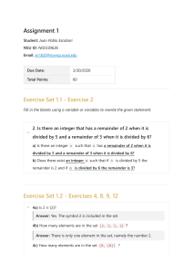 Discrete Mathematics Assignment 1: Sets, Logic, Truth Tables Solutions