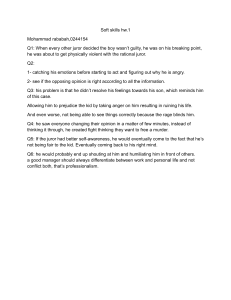 Soft Skills Homework: 12 Angry Men Emotional Intelligence Analysis